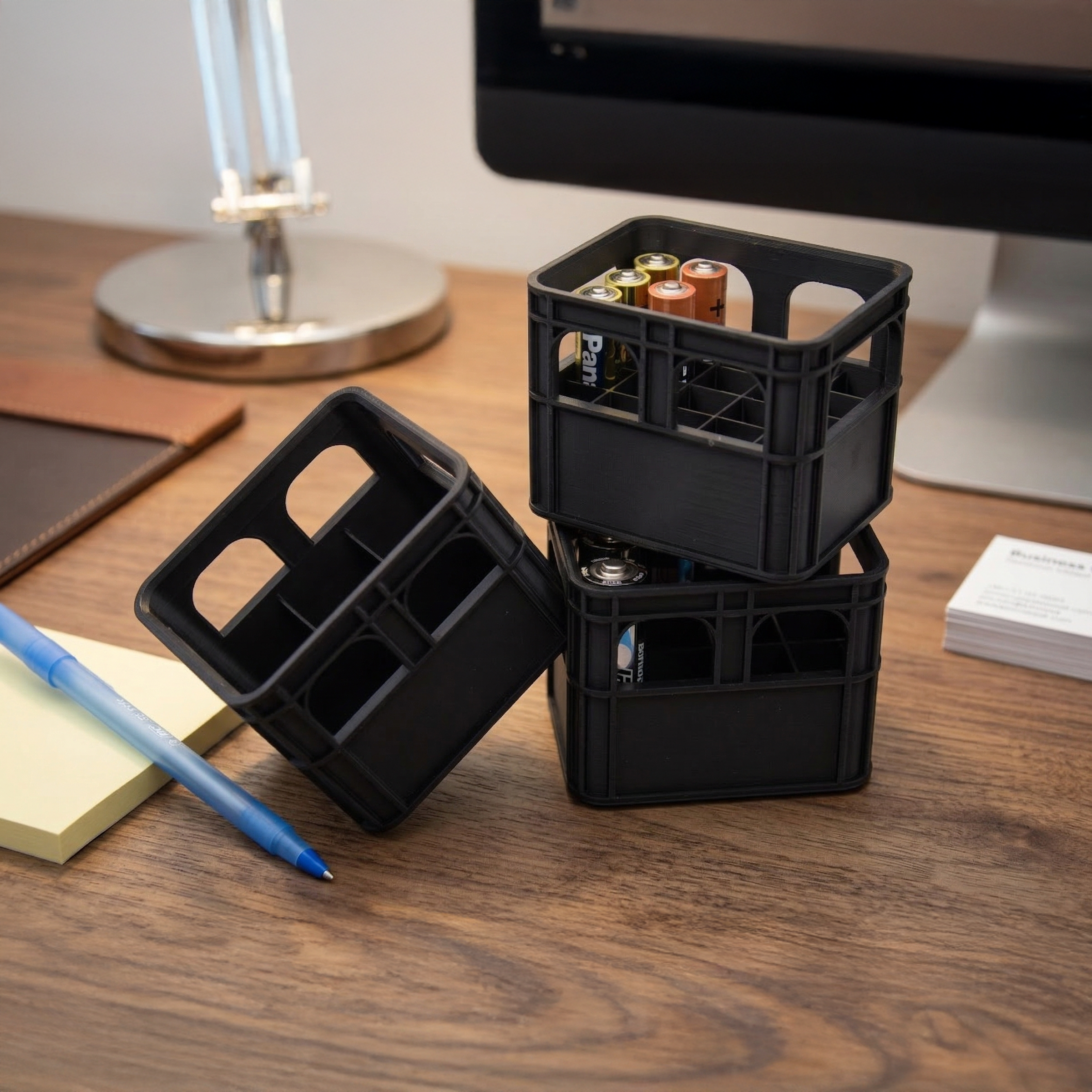 BatterieKasten - Batterie Organizer im Bierkasten Design
