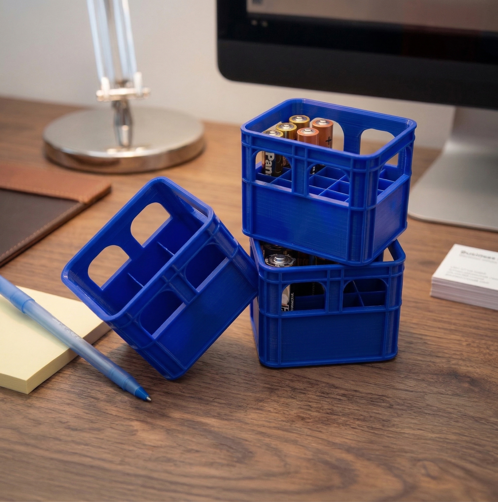 BatterieKasten - Batterie Organizer im Bierkasten Design