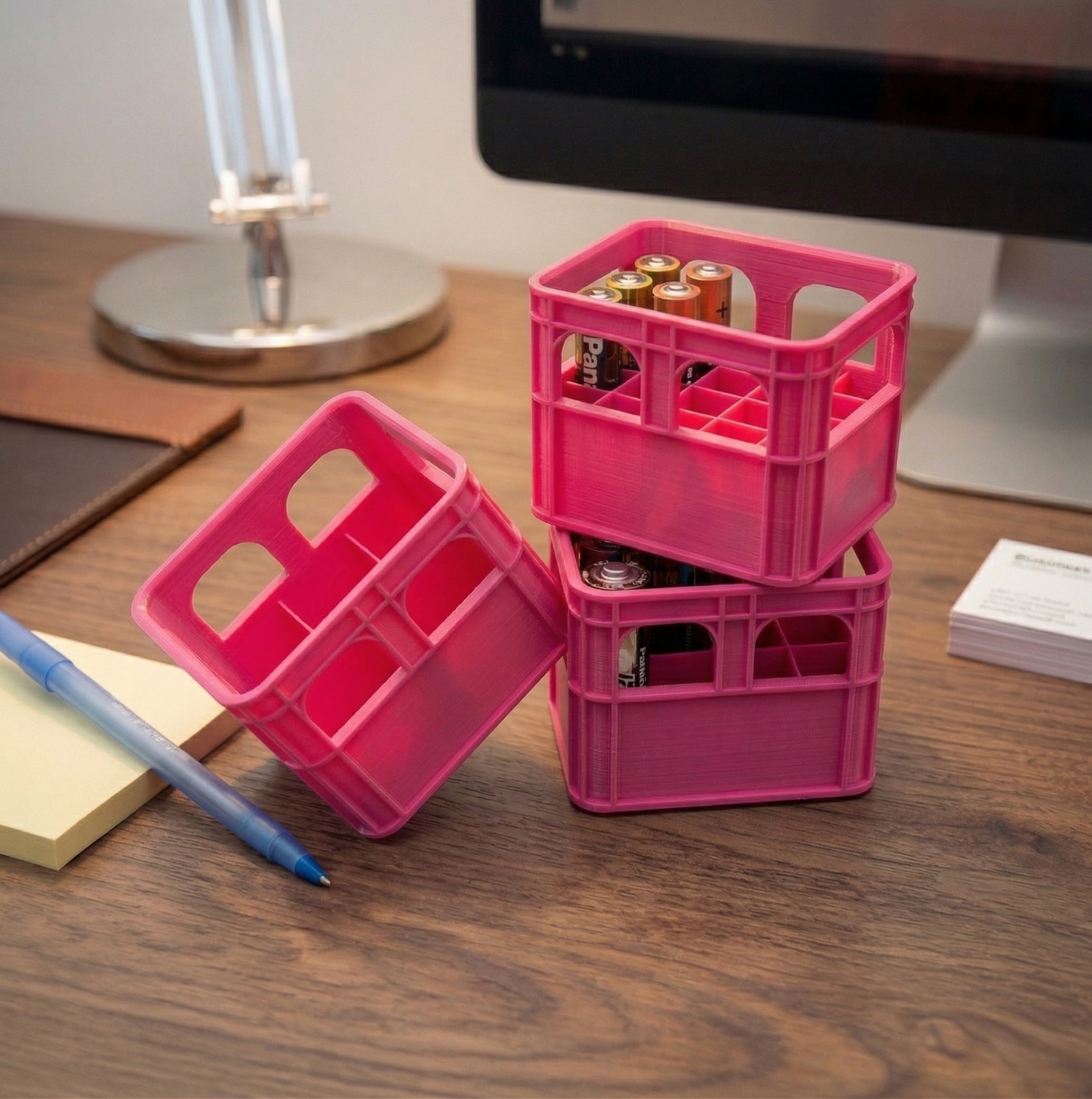 BatterieKasten - Batterie Organizer im Bierkasten Design