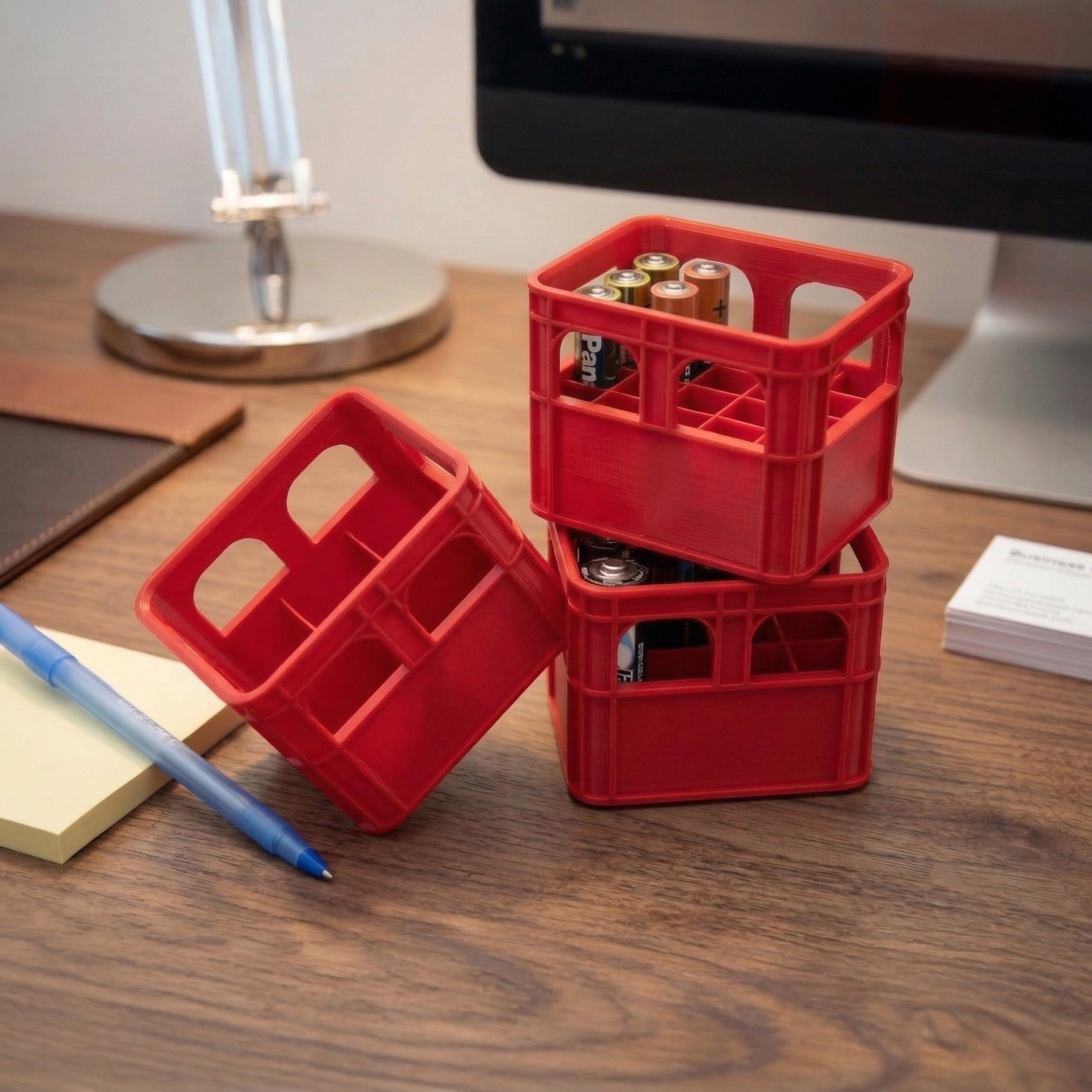 BatterieKasten - Batterie Organizer im Bierkasten Design