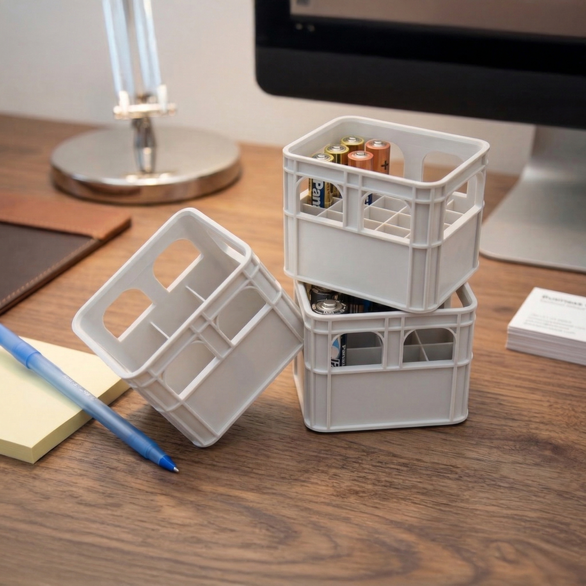 BatterieKasten - Batterie Organizer im Bierkasten Design