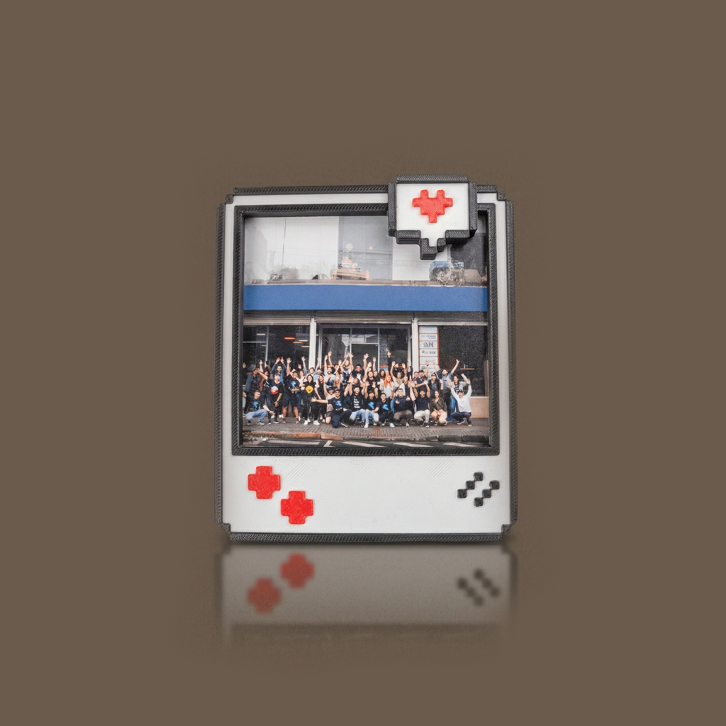 PixelRahmen - Magnetischer Rahmen für Polaroid Fotos