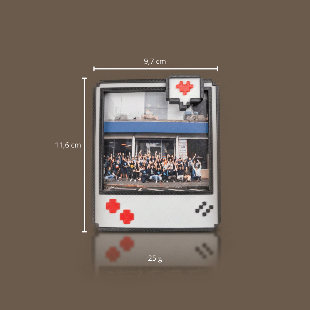 PixelRahmen - Magnetischer Rahmen für Polaroid Fotos