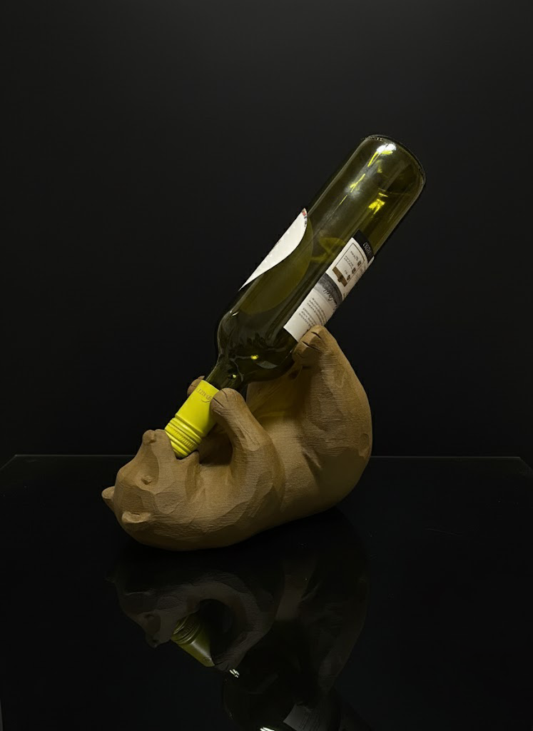 WeinBär - Weinflaschenhalter in Bärenoptik